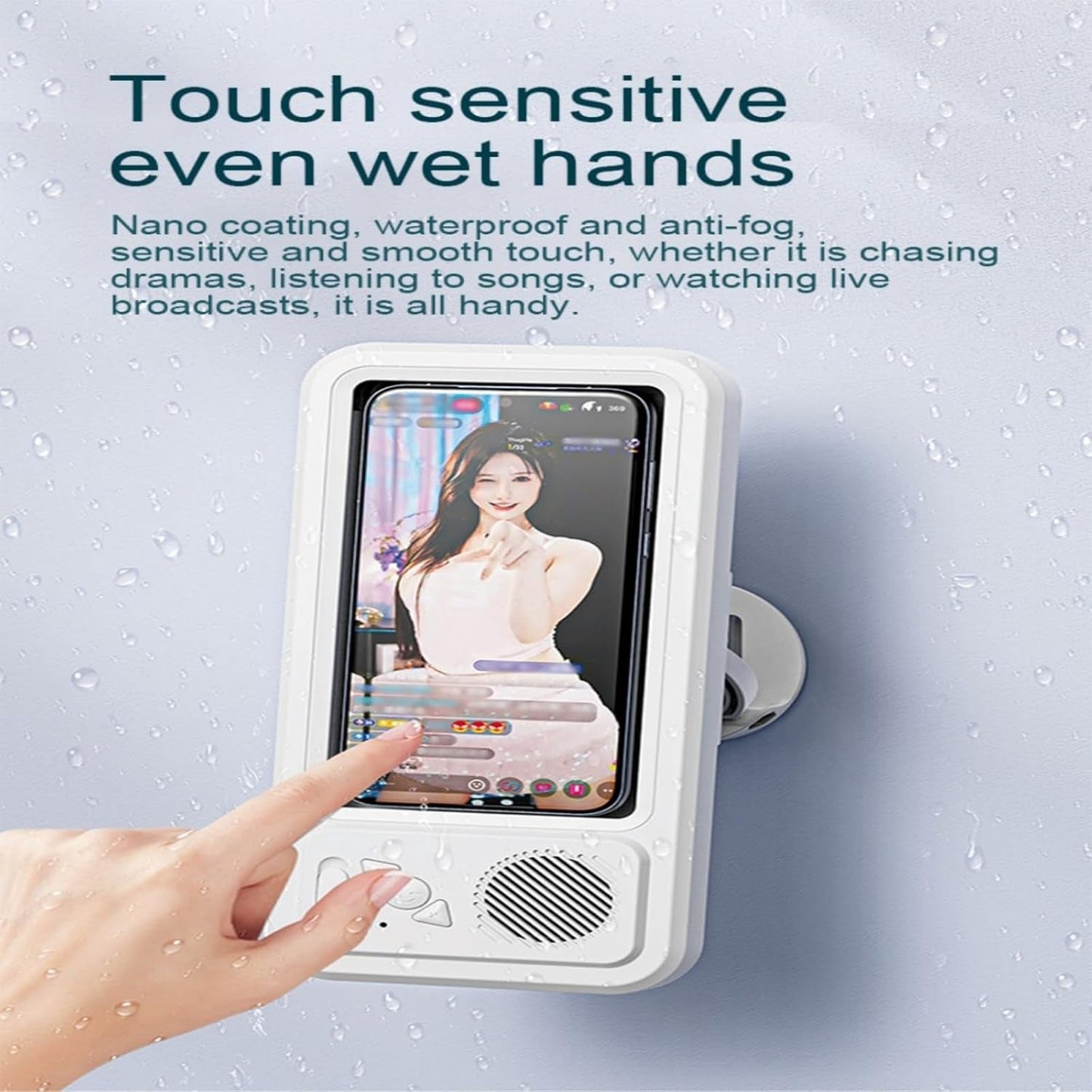 Soniqshel™ The Waterproof Bluetooth Phone Holder with 360° Rotation